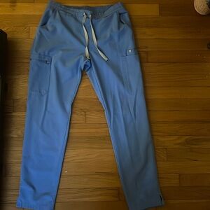 Figs scrub pants, size small, ceil blue
